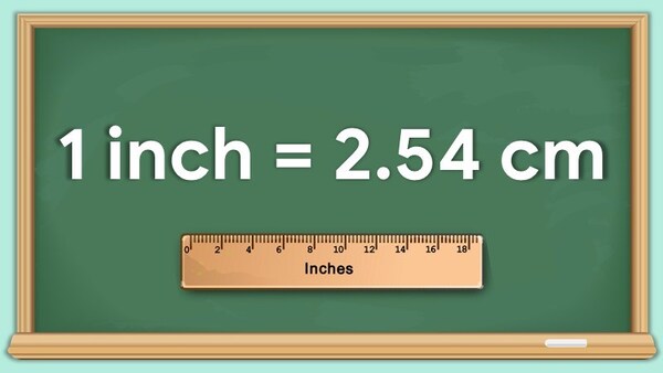 1 inch bằng bao nhiêu cm