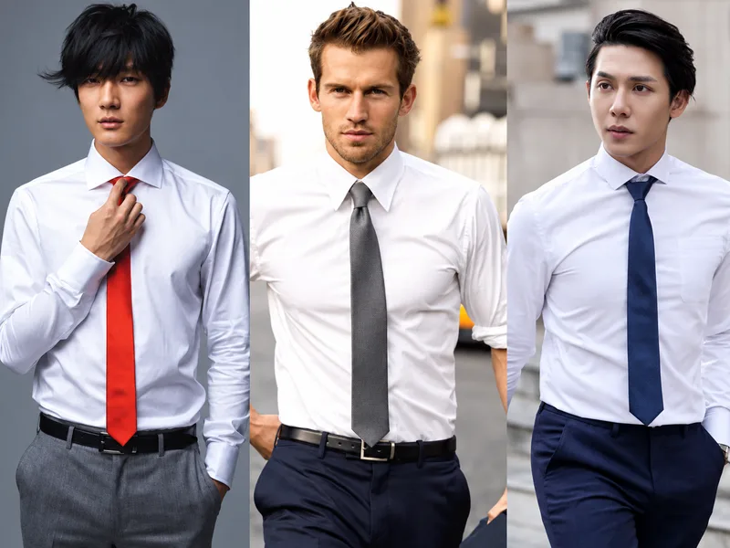 Chọn kích thước nút cà vạt phù hợp với cổ áo và khuôn mặt