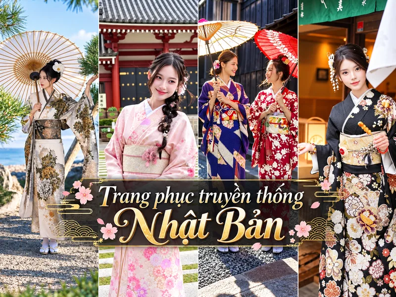 Trang phục truyền thống Nhật Bản phản ánh lịch sử và thẩm mỹ
